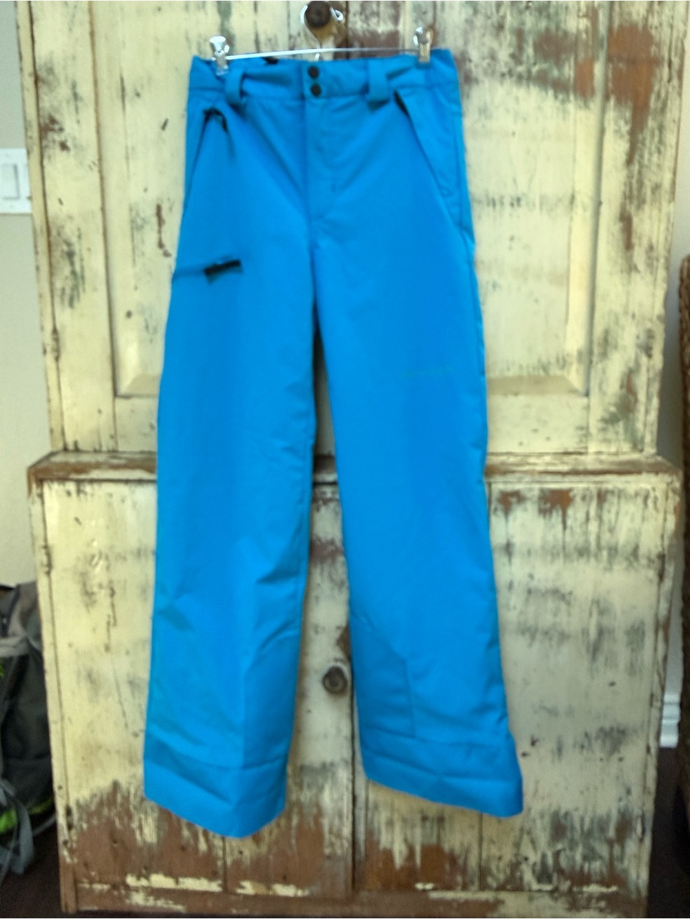 Spyder Bright Turquoise Snow Pants- kids